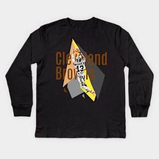 Cleveland Browns wpap Kids Long Sleeve T-Shirt